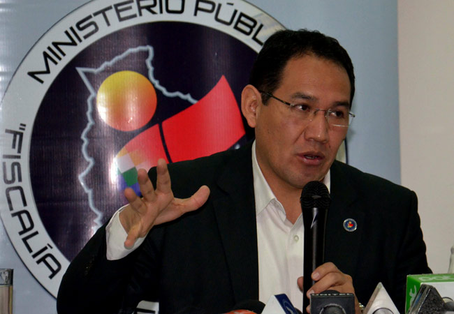 Ramiro Guerrero, Fiscal General del Estado. Foto: ABI