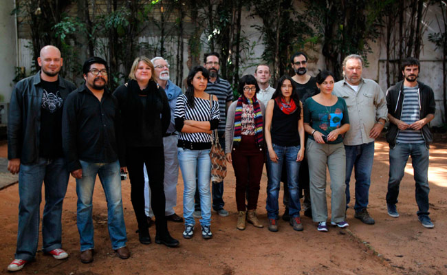 Los 12 viajeros del proyecto Chaco Ra'anga. Foto: EFE