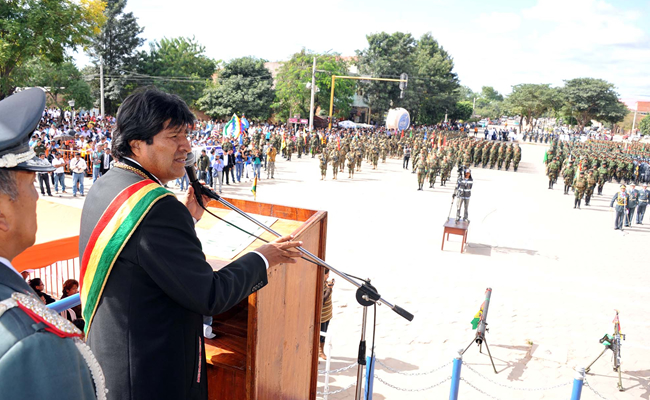 Presidente conmemora cese de la Guerra del Chaco. Foto: ABI