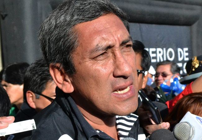 El ministro de Deportes, Tito Montaño Rivera. Foto: ABI