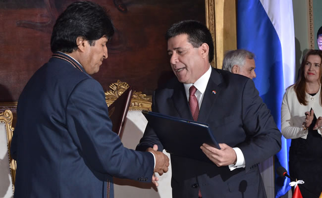 Bolivia y Paraguay acuerdan estudiar interconexión de sistemas eléctricos. Foto: ABI