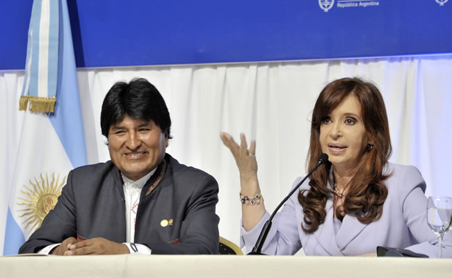Morales viajará a Argentina para cerrar acuerdos de integración energética. Foto: ABI