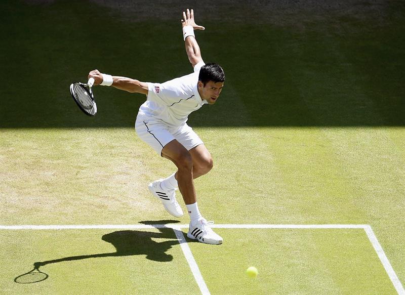 Federer y Djokovic a la gran final de Wimbledon. Foto: EFE