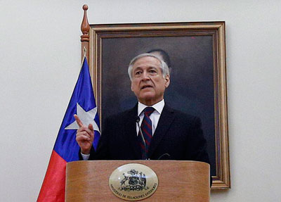 El canciller de Chile, Heraldo Muñoz. Foto: EFE