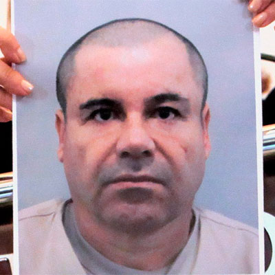 Fotografía del narcotraficante Joaquín "El Chapo Guzmán". Foto: EFE