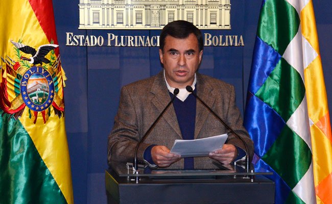 Juan Ramón Quintana, ministro de la Presidencia. Foto: ABI