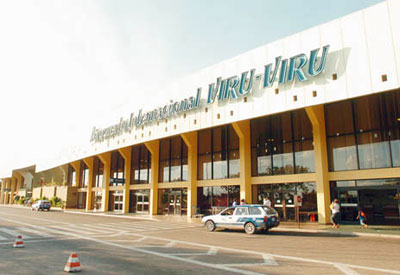 Frontis del actual aeropuerto de Viru Viru, en la ciudad de Santa Cruz de la Sierra. Foto: ABI