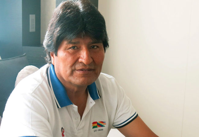 Evo Morales, presidente constitucional del Estado Plurinacional de Bolivia. Foto: EFE