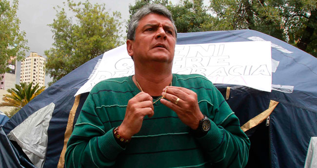 EL exgobernador de Beni, Ernesto Suárez. Foto: ABI