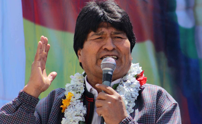De aprobarse la reforma constitucional, Morales buscaría un cuarto mandato consecutivo hasta 2025. Foto: ABI