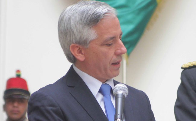 El vicepresidente Álvaro García Linera. Foto: ABI