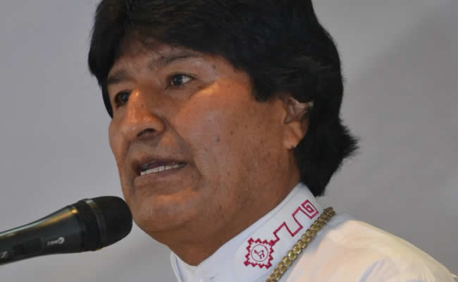 La campaña es en contra de la reelección de Evo Morales. Foto: ABI