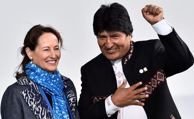 Evo Morales arremete contra el capitalismo. Foto: EFE