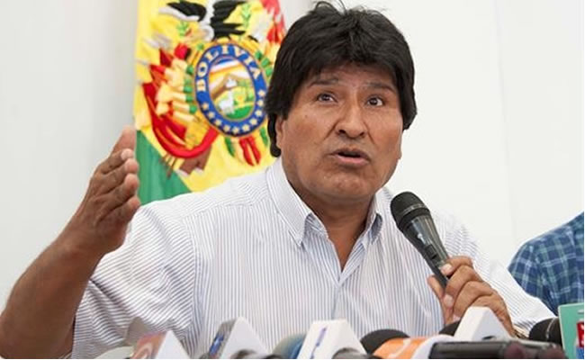 Evo Morales, presidente de Bolivia. Foto: EFE