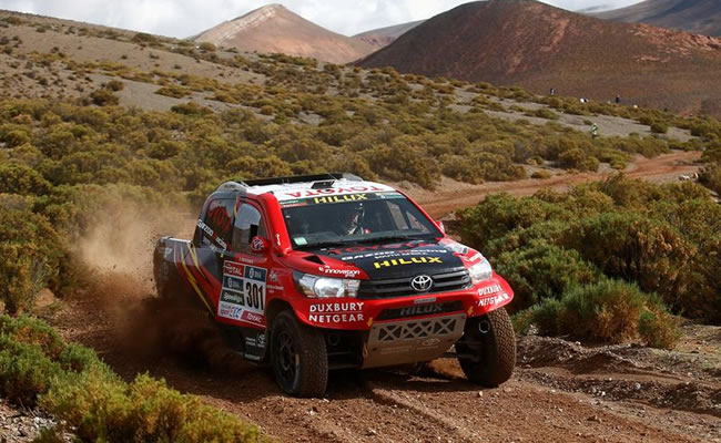 El Dakar sale de Argentina para llegar a Bolivia. Foto: EFE