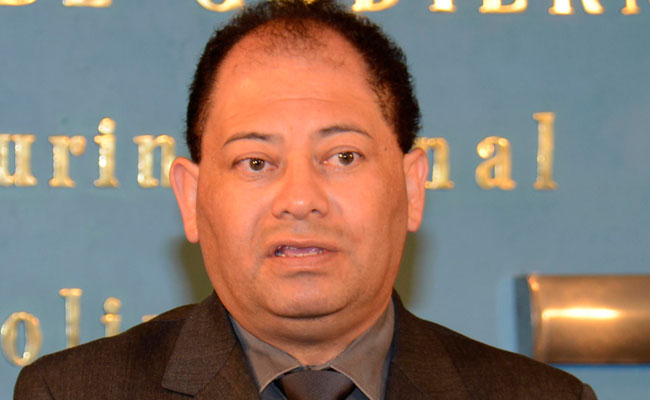 El ministro de Gobierno, Carlos Romero. Foto: ABI