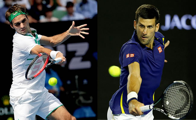 Roger Federer/Novak Djokovic. Foto: EFE