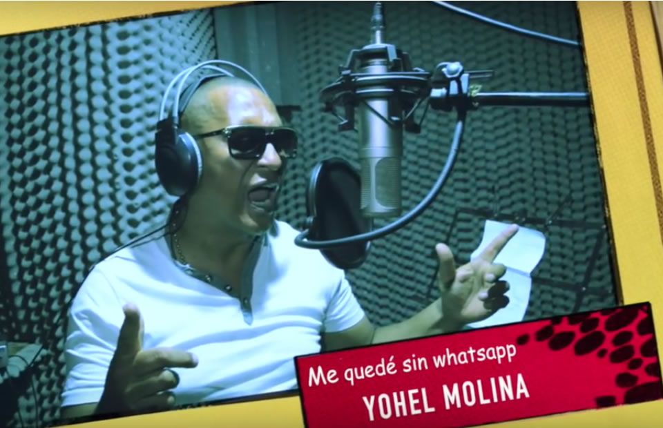 El compositor vallenato Yohel Molina se ha convertido en la sensación. Foto: Youtube