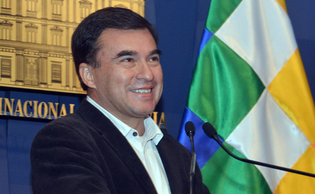 Juan Ramon Quintana, ministro de la presidencia. Foto: ABI