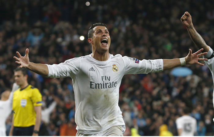 Cristiano Ronaldo marcó los tres goles de su equipo. Foto: EFE