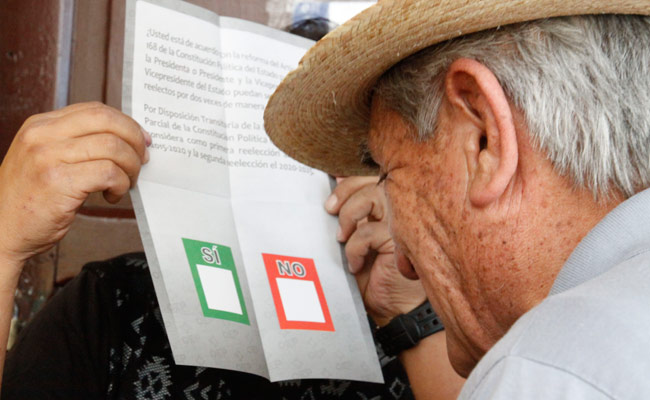 El pasado 21 de febrero se realizó un referendo en el que 51,3 % de la población dijo que el presidente Evo Morales no puede volver a postularse en 2019. Foto: ABI