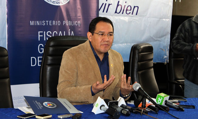 Fiscal General del Estado, Ramiro Guerrero. Foto: ABI