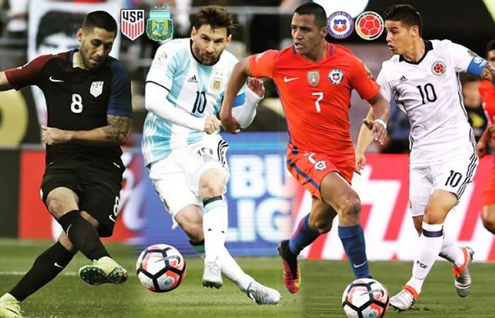 Etos son los encuentros de semifinales de la Copa América. Foto: Instagram