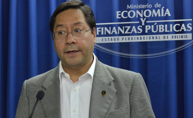 Ministro de economía y finanzas, Luis Arce Catacora. Foto: ABI