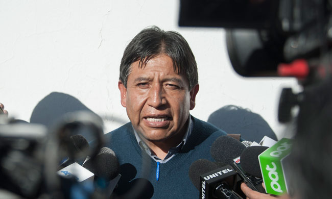 Canciller boliviano David Choquehuanca. Foto: ABI