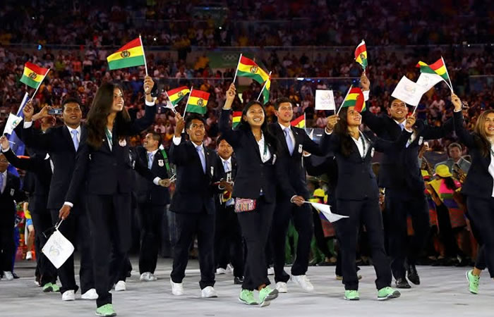 Los bolivianos en Río 2016. Foto: EFE