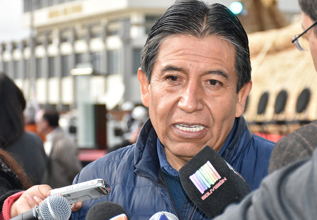 El canciller de Bolivia, David Choquehuanca. Foto: ABI