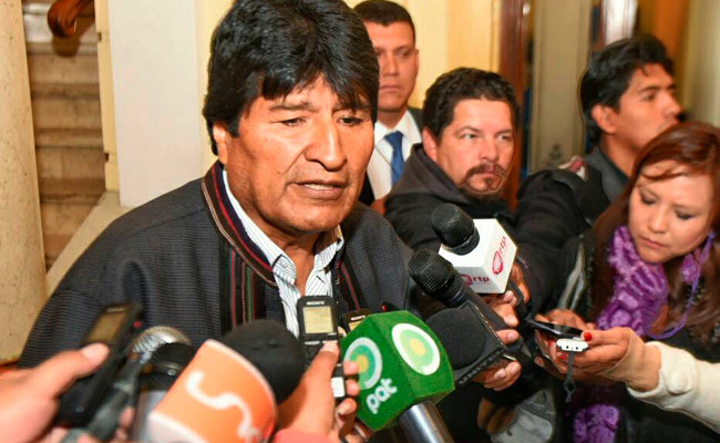 El presidente Evo Morales expresó expectativas con el asenso de Donald Trump a la presidencia de Estados Unidos. Foto: ABI