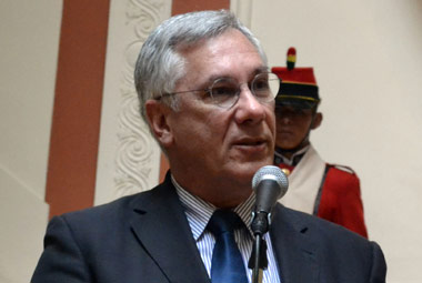 El expresidente Eduardo Rodríguez Veltzé. Foto: ABI