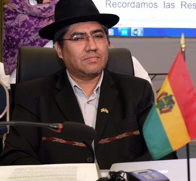 Diego Pary, embajador de Bolivia ante la Organización de los Estados Americanos (OEA). Foto: ABI