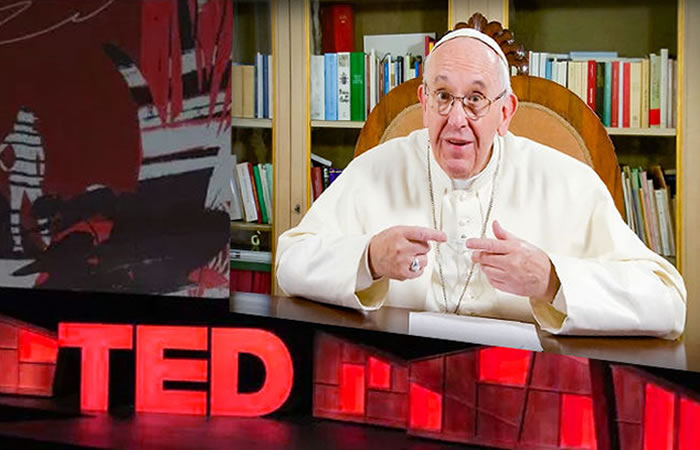 El líder católico hace un tierno llamado. Foto: Youtube