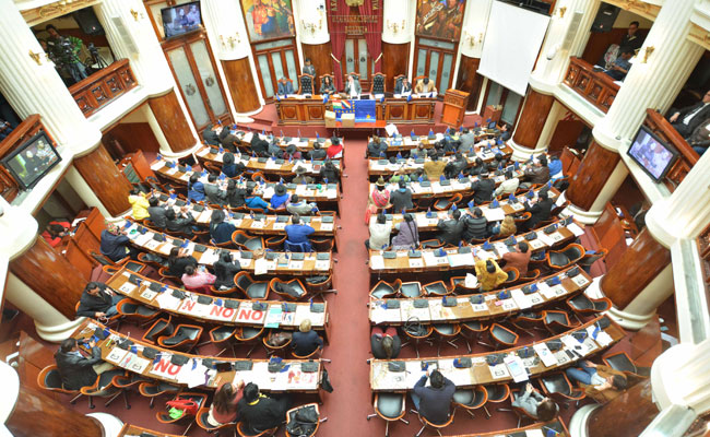 Asamblea Legislativa Plurinacional. Foto: ABI