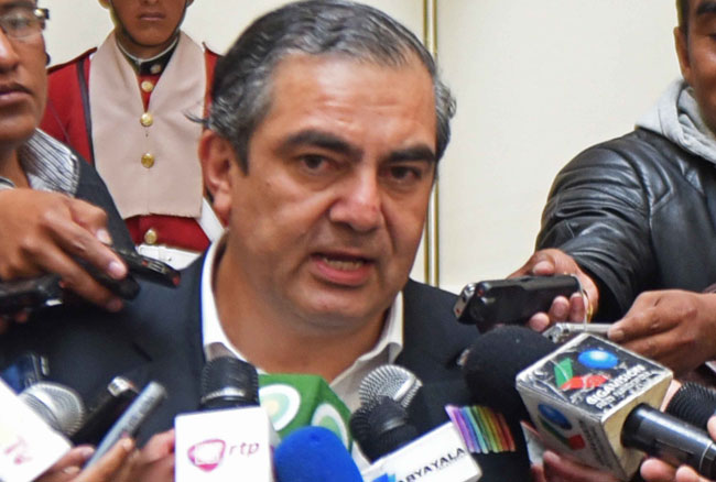 Hugo José Siles, viceministro de autonomías. Foto: ABI