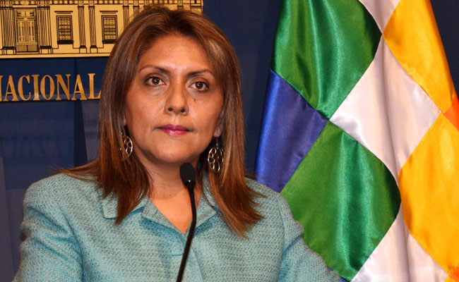 Gisela López, ministra de Comunicación. Foto: ABI