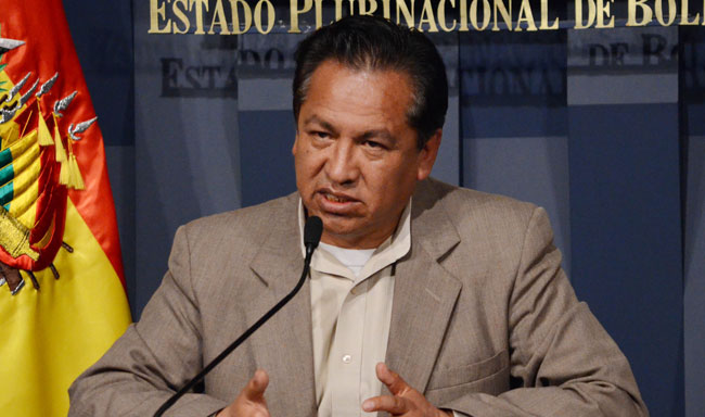 Ministro de la Presidencia Rene Martinez. Foto: ABI
