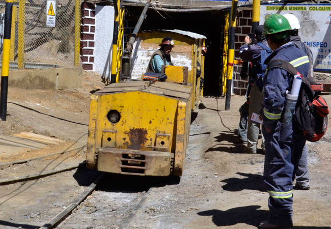 Según se prevé será un buen año para la minería boliviana. Foto: ABI
