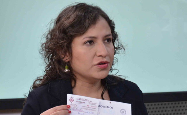 Ariana Campero Nava, ministra de Salud. Foto: ABI