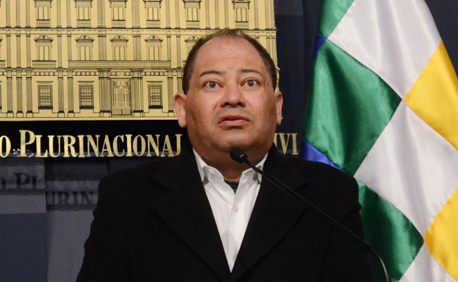 Carlos Romero, ministro de Gobierno. Foto: ABI