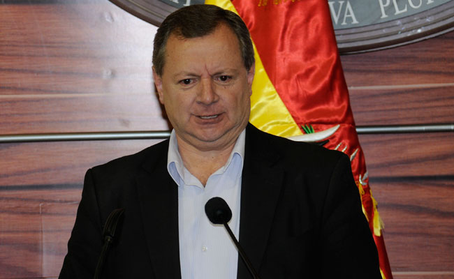 José Alberto Gonzales, presidente del Senado bolivano. Foto: ABI