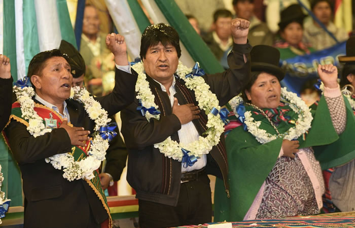 Bolivia pide al mundo respetar Constituyente en Venezuela. Foto: ABI