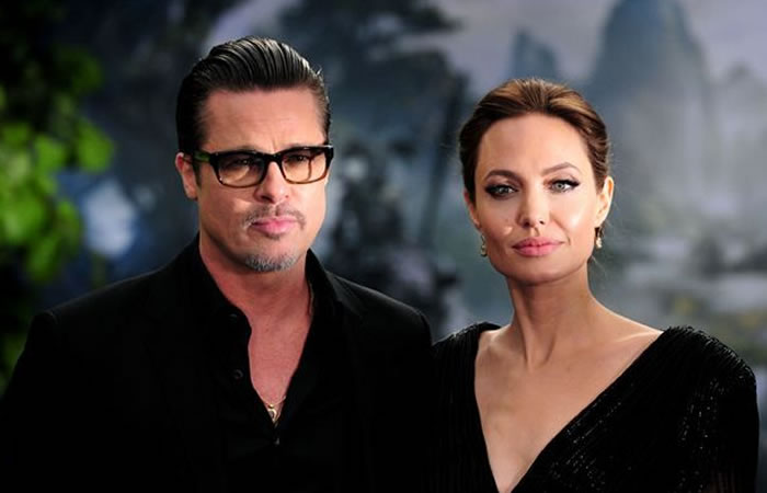 Brad Pitt y Angelina Jolie. Foto: AFP