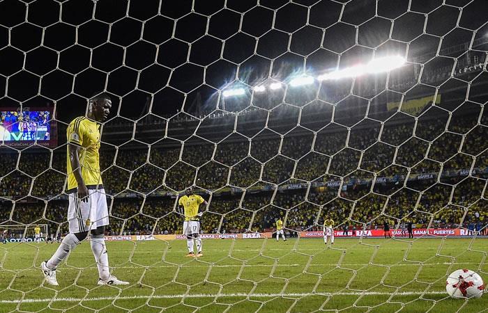 La Selección Colombia firmó su peor campaña de local en el 'Metro'. Foto: AFP