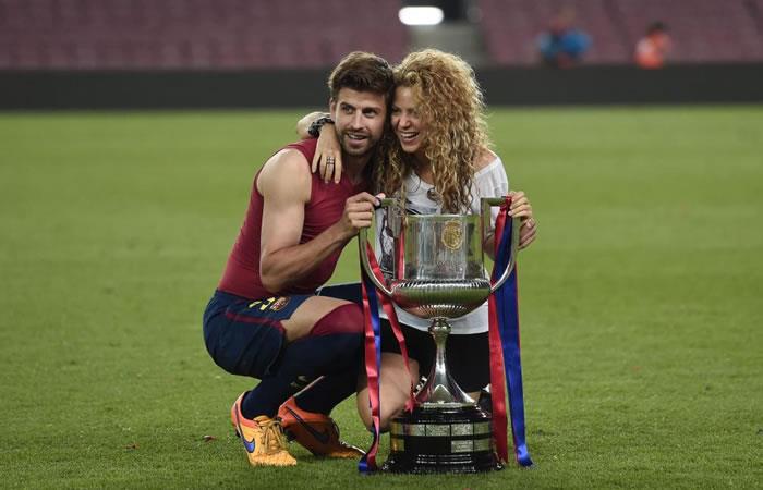 Shakira y Gerard Piqué. Foto: AFP