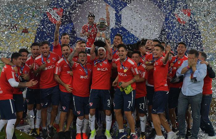 Independiente, campeón de la Sudamericana 2017. Foto: AFP
