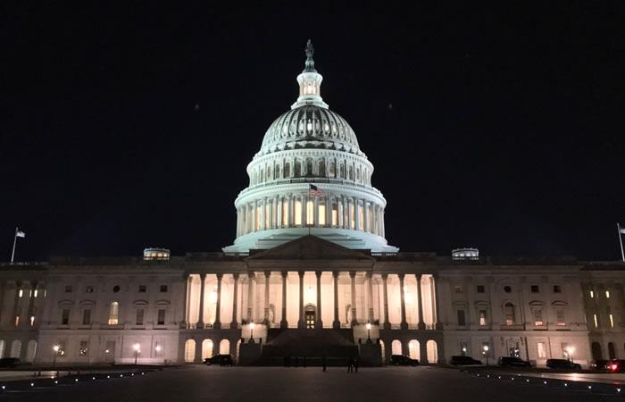 Una visión general del Capitolio de los Estados Unidos. Foto: AFP
