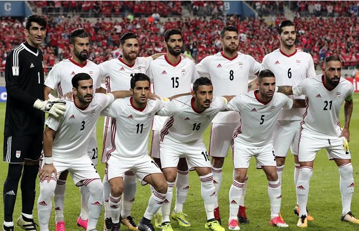 Selección de Irán. Foto: AFP